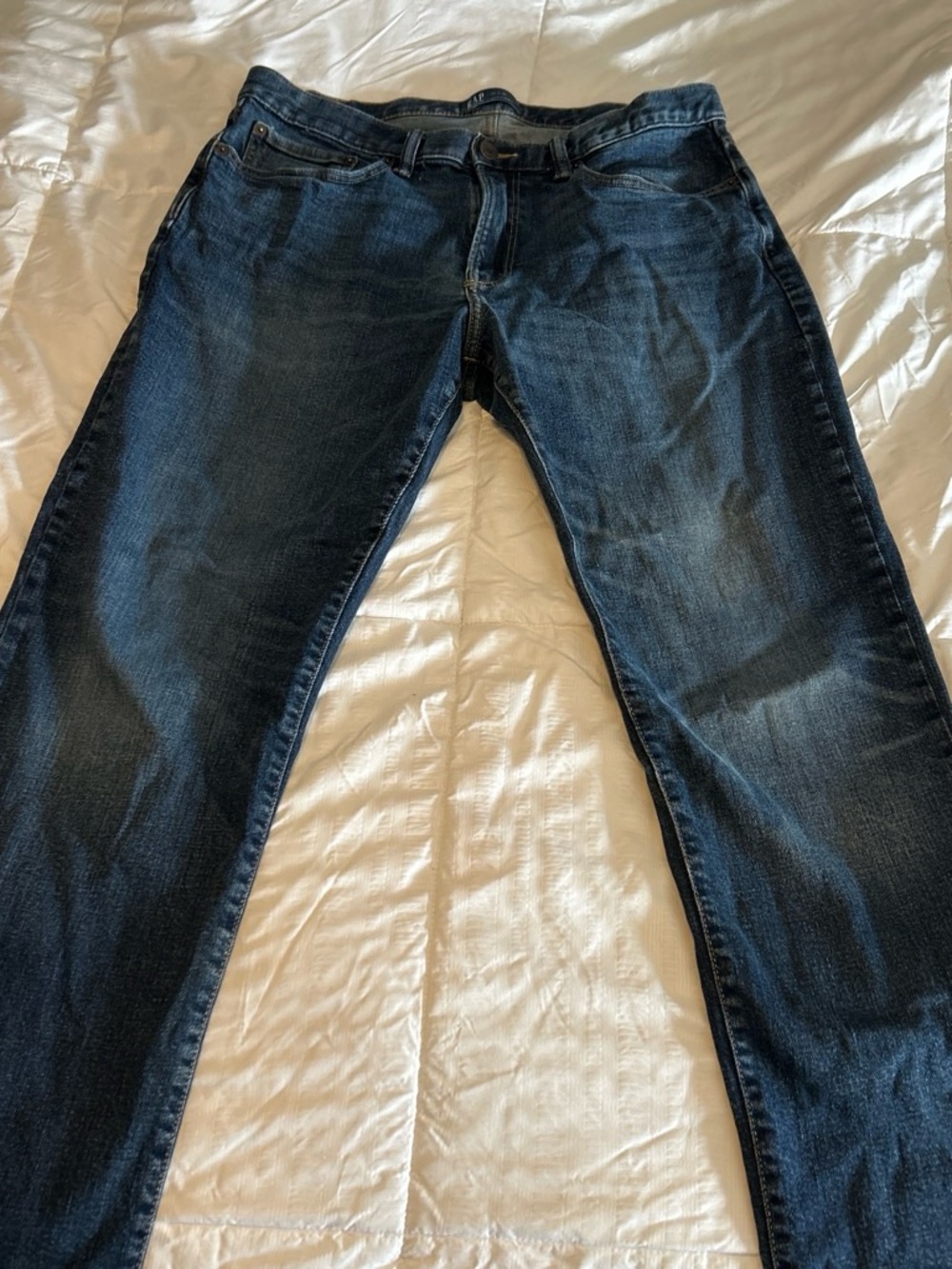 GAP Men's Dark Blue Slim Straight Jeans